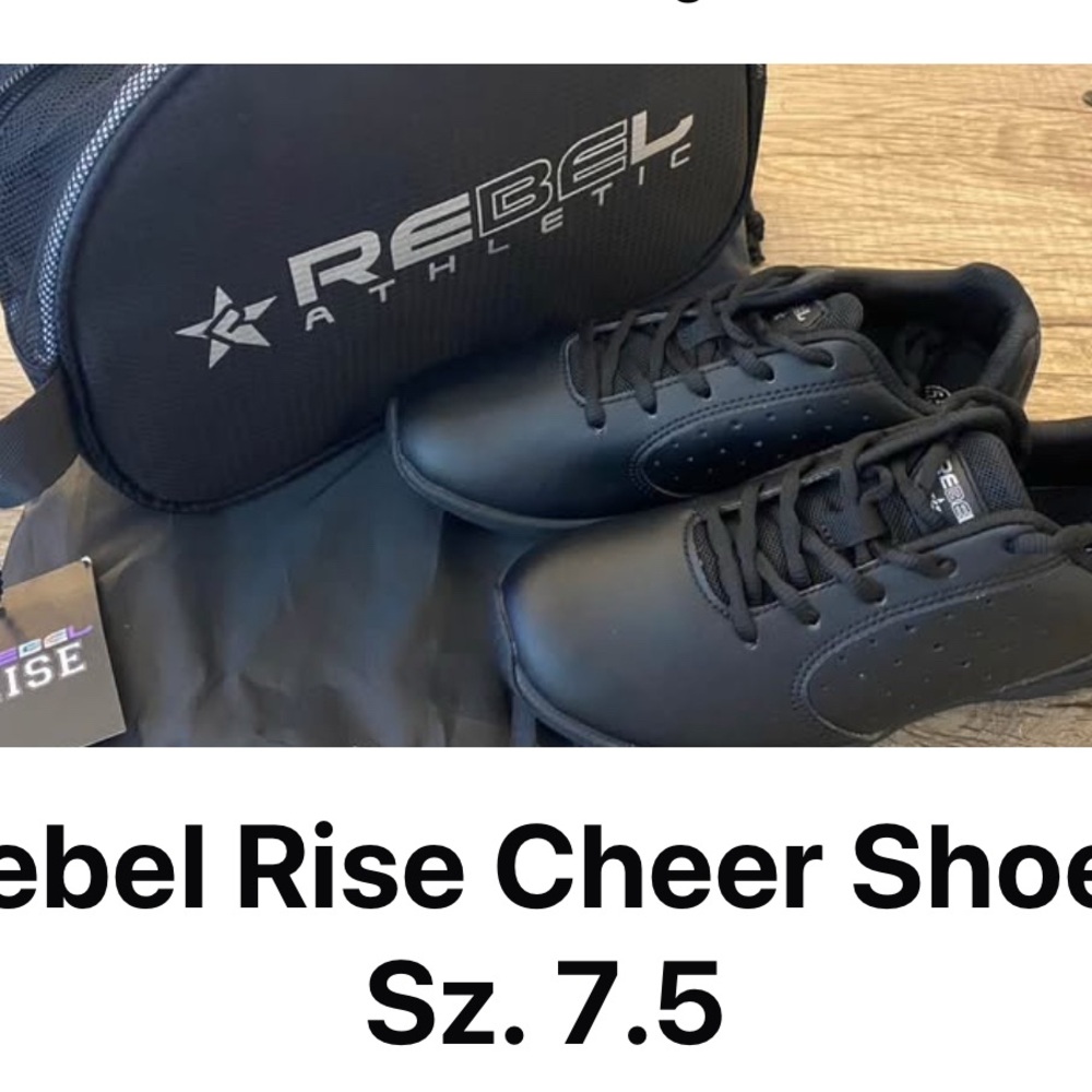 Rebel Rise Kids Cheer Sneakers (sz 7.5 runs small)
